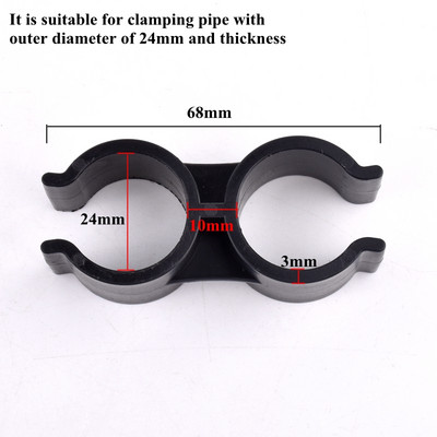 1-10 db 20-63 mm-es PVC csőbilincs Akváriumi akvárium lefolyócső Fix csuklós kerti öntözőcső csíptető tartó szerelvények
