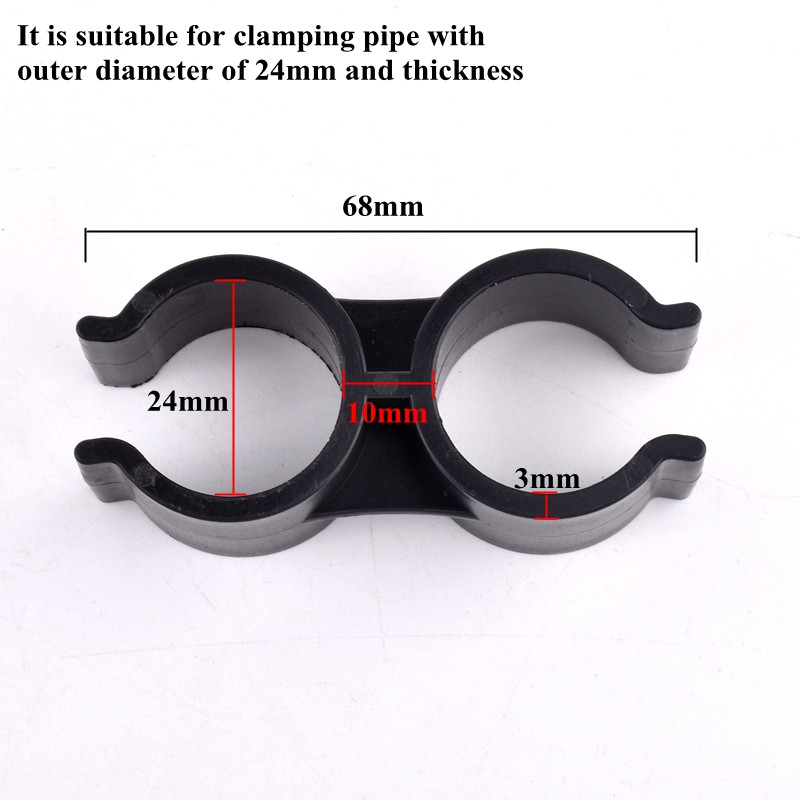 1 ~ 10 бр. 20-63 mm скоба за PVC тръби, дренажна тръба за аквариумни аквариуми, фиксирана връзка, напоителна тръба за напояване на градина, скоба, опорни фитинги