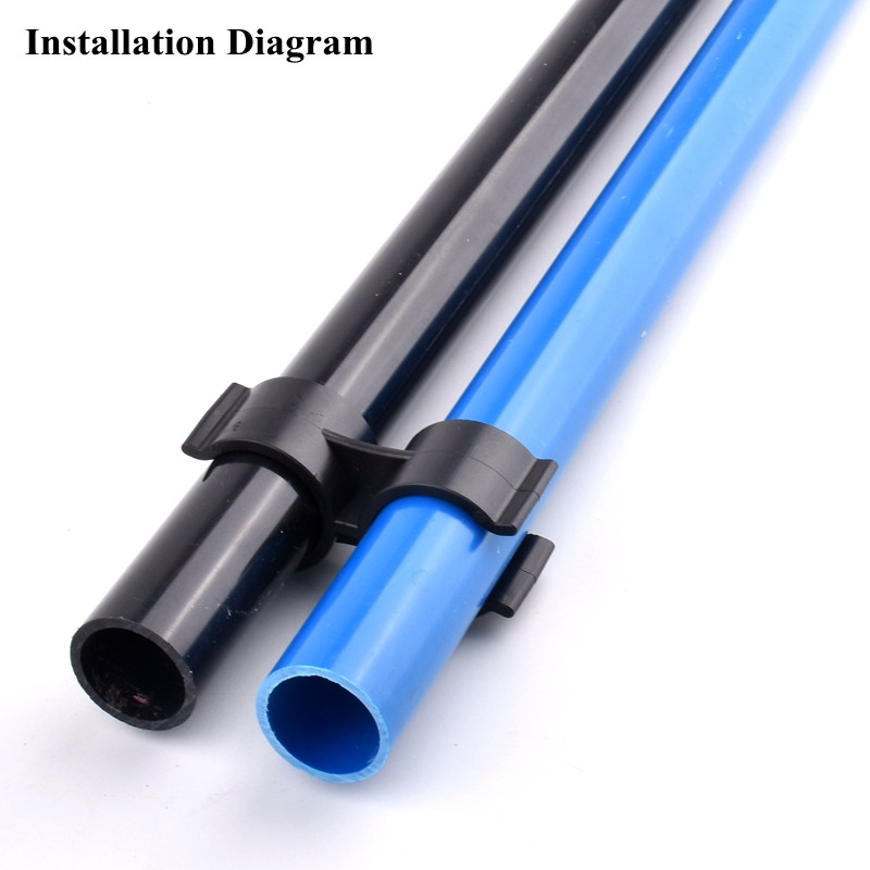 1 ~ 10 бр. 20-63 mm скоба за PVC тръби, дренажна тръба за аквариумни аквариуми, фиксирана връзка, напоителна тръба за напояване на градина, скоба, опорни фитинги
