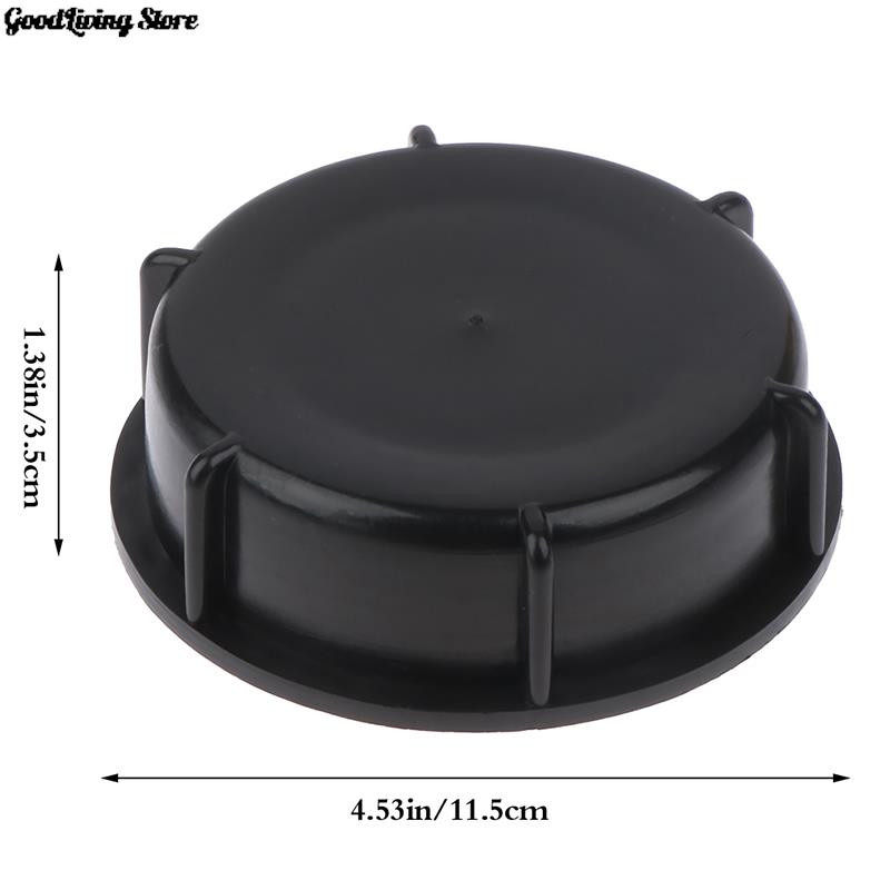 1 бр. 100 * 8 мм пластмасов капак на клапана, черно-бяла капачка за IBC Ton Barrel Tank Valve Непропусклив капак за прах IBC Ton Barrel Аксесоари