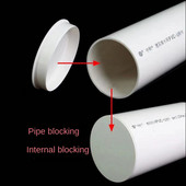 1db 75-110mm PVC csősapka dekorburkolat cső betét dugó vízleállító tömlővég csatlakozók kerti öntözési tartozékok adapter