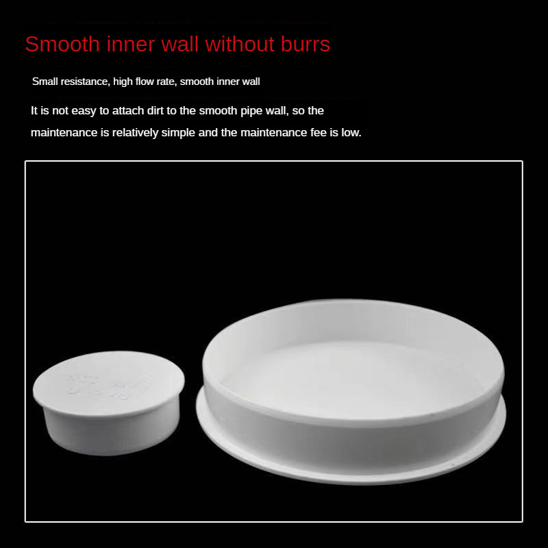 1 kom 75-110 mm PVC cijev Čep Dekorativni poklopac Cijevni umetak Utikač Vodoprekidač Završni konektori crijeva Pribor za navodnjavanje u vrtu Adapter