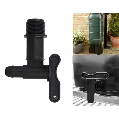 IBC Barrel Water Butt Βρύσης Πλαστικός προσαρμογέας Beer Home Rain Brew Tool Σωλήνας κήπου Σύνδεσμος βαρελιού άρθρωση εξάτμισης διακόπτης βρύσης