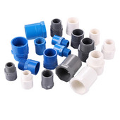 PVC csőjavító adapter BSP 1/2" 3/4" 1" apa/aljzat menet a belső átmérőig 20/25/32mm Kerti öntözővízcső-szerelvény