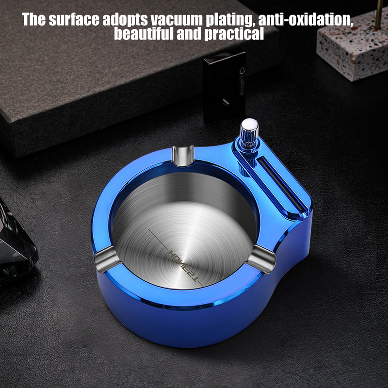 Pelnu trauks Metāla nerūsējošā tērauda pelnu trauks, pārnēsājams, pārklāts pastāvīgais šķiltavas mājas automašīnai