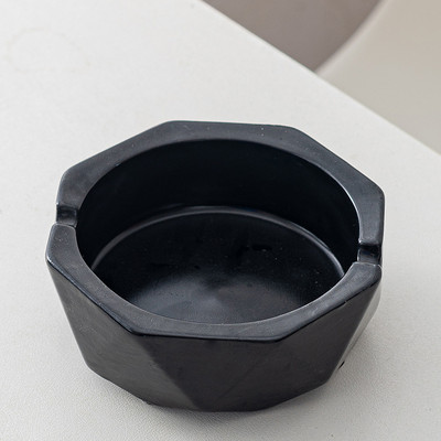 Κεραμικό Τασάκι με Κάλυμμα Creative Marble Tashray Personality Απλό Γραφείο Anti-fly Ash Διακόσμηση σαλονιού Τασάκι σπιτιού