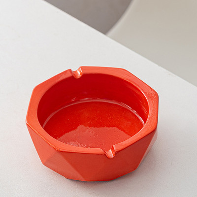 Κεραμικό Τασάκι με Κάλυμμα Creative Marble Tashray Personality Απλό Γραφείο Anti-fly Ash Διακόσμηση σαλονιού Τασάκι σπιτιού