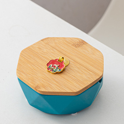 Κεραμικό Τασάκι με Κάλυμμα Creative Marble Tashray Personality Απλό Γραφείο Anti-fly Ash Διακόσμηση σαλονιού Τασάκι σπιτιού