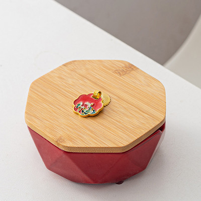 Κεραμικό Τασάκι με Κάλυμμα Creative Marble Tashray Personality Απλό Γραφείο Anti-fly Ash Διακόσμηση σαλονιού Τασάκι σπιτιού