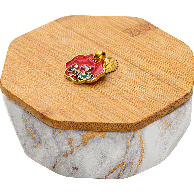 Κεραμικό Τασάκι με Κάλυμμα Creative Marble Tashray Personality Απλό Γραφείο Anti-fly Ash Διακόσμηση σαλονιού Τασάκι σπιτιού