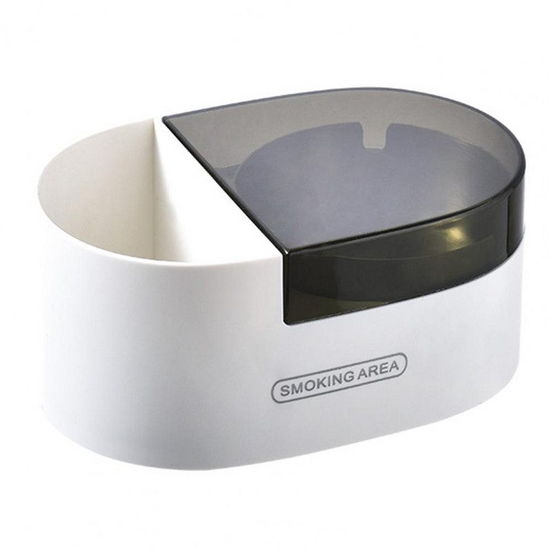 Кутия за съхранение на пепел за баня Стенен пепелник Ветроустойчив Подвижен с капак Водоустойчив за тоалетна