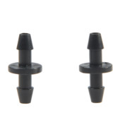 Szöges csatlakozó 3/5 tömlő 2 utas öntözőcsatlakozó 3/5 mm-es víztömlőhöz nyíl csepegtető adapter 100 db csepegtető öntözőcsatlakozó