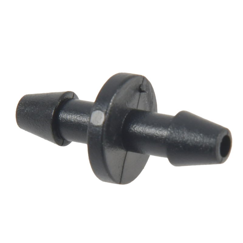 Бодлив конектор 3/5 маркуч 2-посочен конектор за напояване за 3/5 мм маркуч за вода стрелка Адаптер за капкомер 100 бр. Съединение за капково напояване