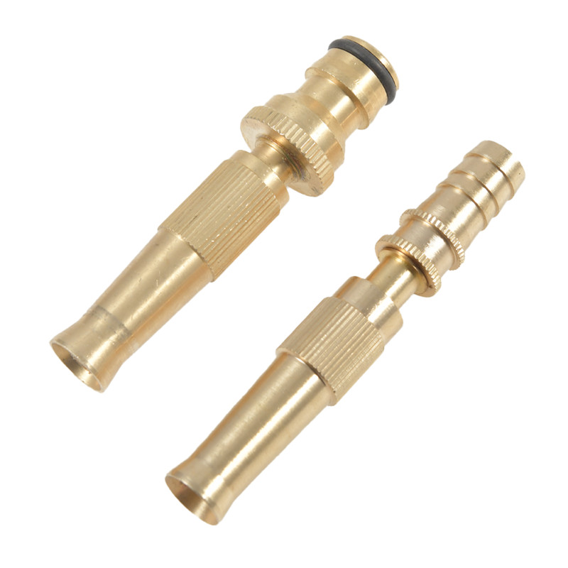 Воден пистолет за автомивка Меден прав воден пистолет Прав воден пистолет Автомивка Градина Pure Copper Прав воден пистолет за пръскане 1 бр.