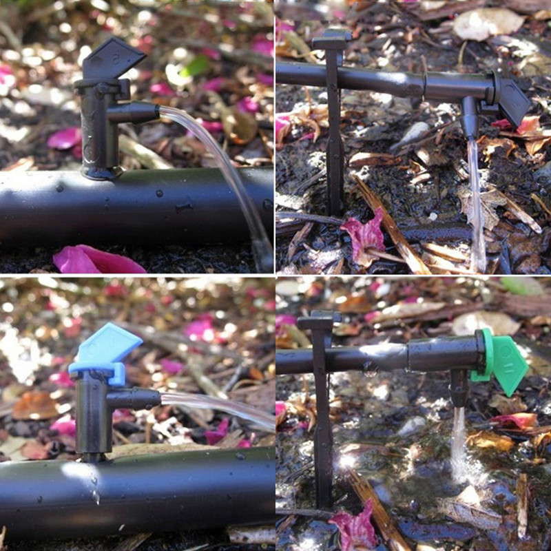 20Pcs 4/8/16L микро спрей напояване микро дюза Напояване Капково излъчвател Градински флаг Напояване Капкомер Дървета