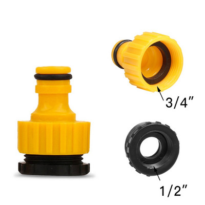 2 τμχ Garden Quick Connector Tap 1/2" 3/4" Αρσενικό θηλυκό νήμα άρθρωση θηλής 1/4" 1/2" Επισκευή λάστιχου άρδευσης ψεκαστήρες νερού