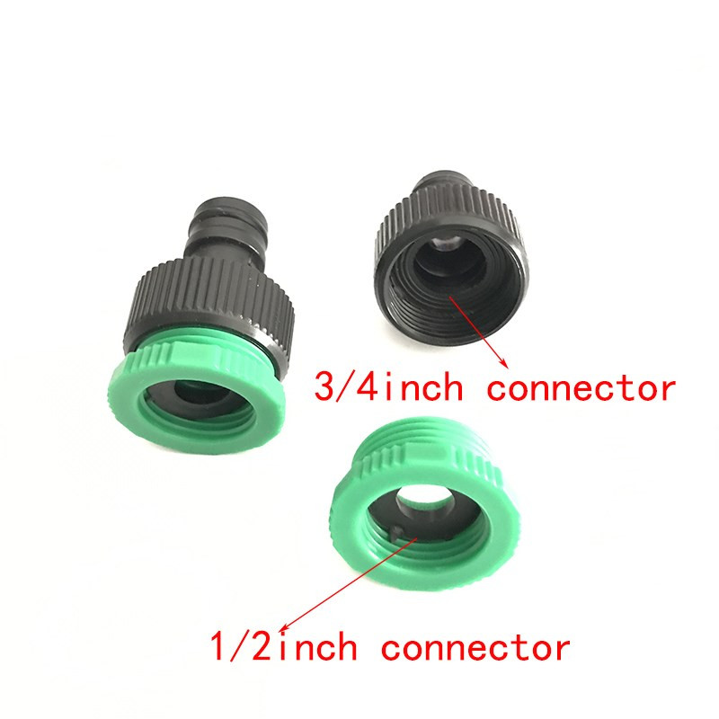 2 бр. Градински кран за бърз конектор 1/2` 3/4` мъжка и женска резба Нипелно съединение 1/4` 1/2` маркуч Ремонт на напоителна вода Инструменти за снаждане