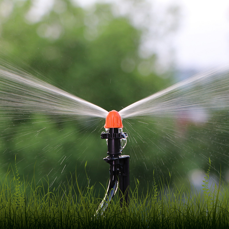 Конектор за напояване на градината Кран за напояване Спринклер Адаптер за съединител на маркуч Тръба Подпора на колове Спрей дюзи 1/4`` Съединение