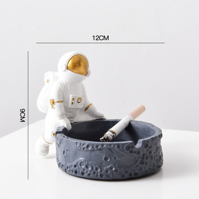 Resin Skull Hamutartó Kreatív Otthon Gadgets Cigaretta Hamutartók Ajándék Étterem Tálcák Dohányzás Kiegészítők Férfi Ajándék