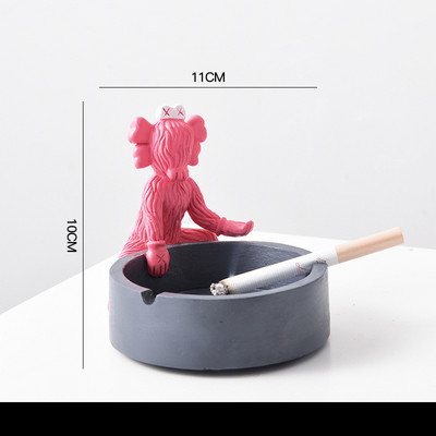 Resin Skull Hamutartó Kreatív Otthon Gadgets Cigaretta Hamutartók Ajándék Étterem Tálcák Dohányzás Kiegészítők Férfi Ajándék