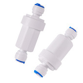 3/8" Slip Lock gyorscsatlakozó mikroszűrő kerti öntözőrendszer szűrő 40 mikronos szűrő OD 9,52 mm-es csőtisztító szűrőhöz