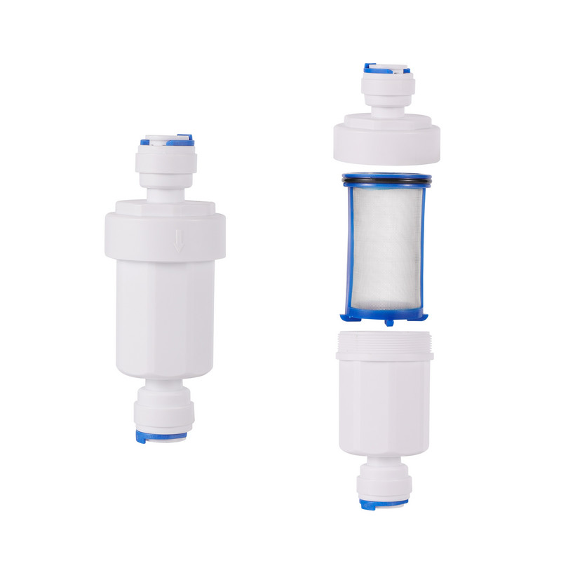 3/8" Slip Lock Quick Connect Микрофилтър Градинска напоителна система Филтриране 40 микрона филтър за OD 9,52 мм филтър за пречиствател на тръби