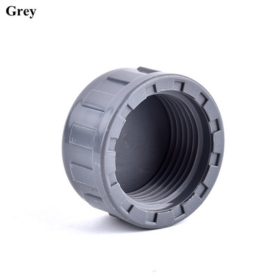 1 τμχ 1/2"~2" Θηλυκό νήμα PVC Σύνδεσμος σωλήνα τελικού καπακιού Πότισμα κήπου Άρθρωση άρδευσης ενυδρείου Δεξαμενή ψαριών Τελική βύσμα σωλήνα νερού
