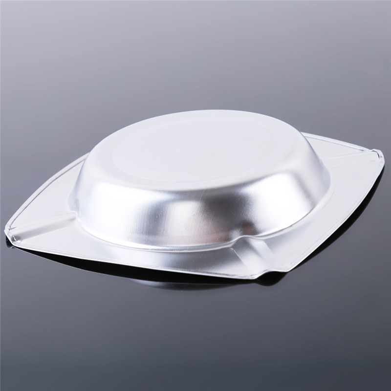 Pārnēsājams pelnu trauks āra mājas metāla pelnu trauks apaļš kvadrātveida pelnu trauks lielas ietilpības cigarešu pelnu trauks nospiežams smēķēšana