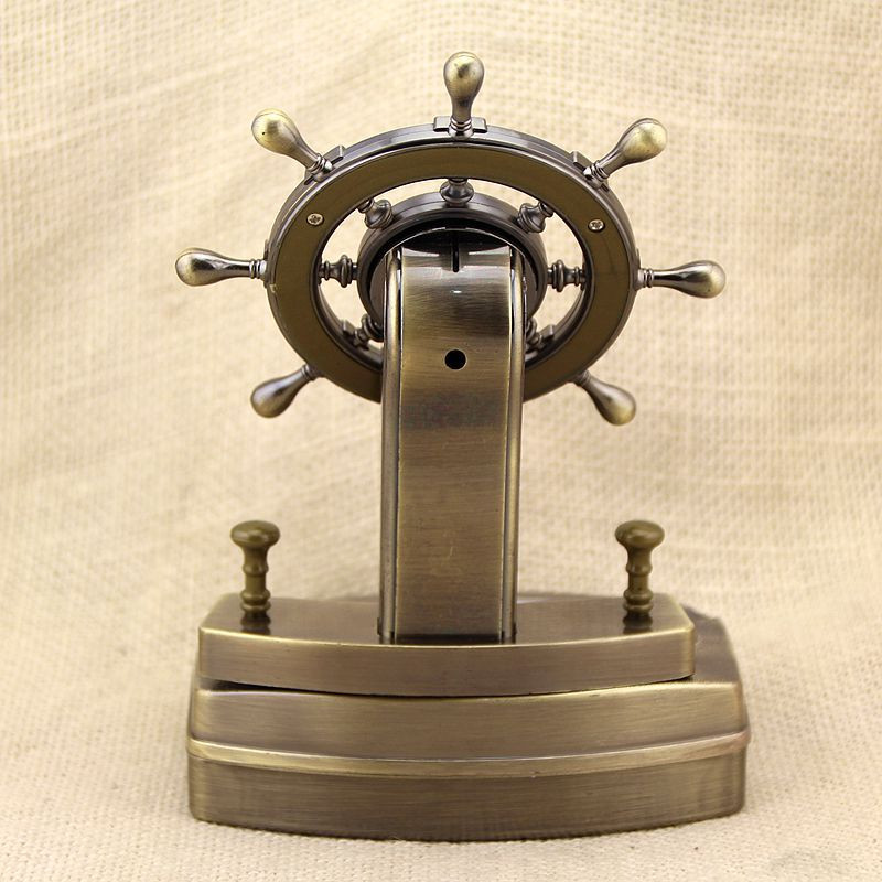 Креативен пепелник за дома Ретро рул дизайн Метален преносим пепелник за цигари с многократно пълнене Декоративен WY70908