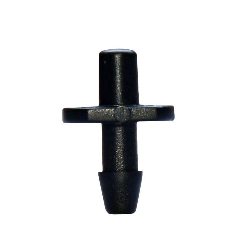 Wxrwxy Бодлив 3/5 конектор Права стрелка Адаптер за капково напояване 1/8" Фитинги за капково напояване Аксесоари за капково излъчвател 100 бр.