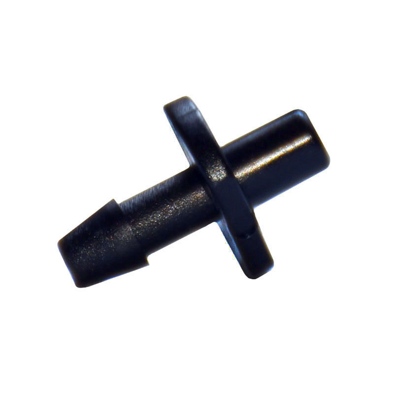 Wxrwxy Бодлив 3/5 конектор Права стрелка Адаптер за капково напояване 1/8" Фитинги за капково напояване Аксесоари за капково излъчвател 100 бр.