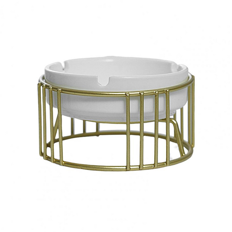 1 комплект пепелник в скандинавски стил Художествено съхранение Творчески държач за пепел от елен Домакински контейнер за дим от пепел против ръжда