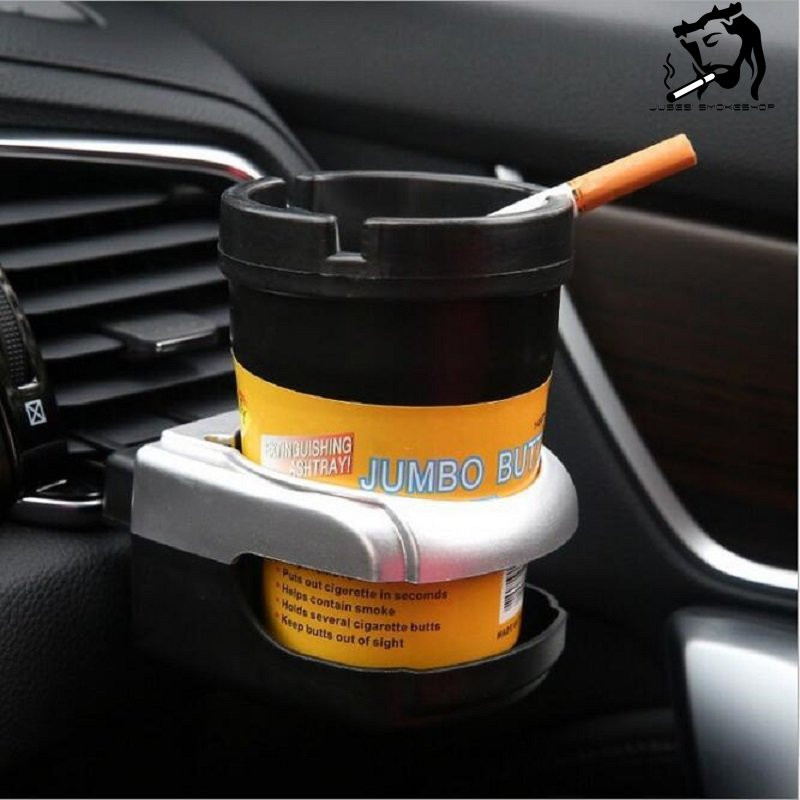 JUSES` SMOKESHOP Автомобилен пепелник за цигари Голям капацитет Двуслоен пепелник за пури Cenicero Cinzeiro מאפרה Аксесоари за пушене