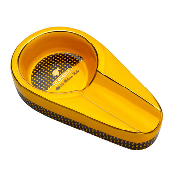 Κεραμικά σταχτοδοχεία πούρων Στρογγυλά τασάκι για πούρο 4 Χρώματα Τασάκι καπνού κίτρινο για άντρες Δίσκος καπνίσματος Αστεία φόρμα για τασάκι