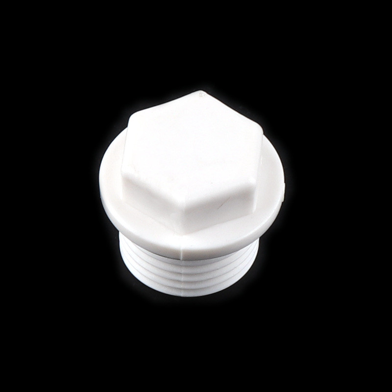 5 бр. 1/2"3/4"1" PVC щепсел с външна резба за градинско напояване Спирачна вода PVC щепсел с крайна капачка