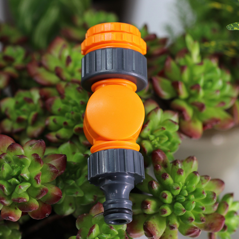 1/2`` 3/4`` 1`` женски 3-В-1 въртящ се конектор Градински бърз адаптер Въртящ се водопроводен кран Сплитер Напояване Селскостопанска връзка