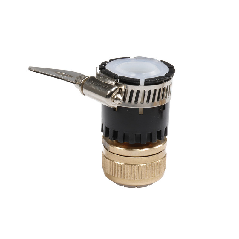 6 безрезбови универсални фитинги за кранове Бърз конектор Месингов адаптер за поливане на градина Маркуч за напояване Бърз конектор Аксесоари