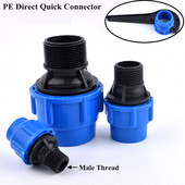 1/2 "-2" apa menet 20-63 mm-es PE gyorscsatlakozóhoz Mezőgazdaság Öntözés Öntözőrendszer Vízcső csatlakozás Kerti csőszerelvények