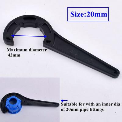 1/2 "-2" apa menet 20-63 mm-es PE gyorscsatlakozóhoz Mezőgazdaság Öntözés Öntözőrendszer Vízcső csatlakozás Kerti csőszerelvények