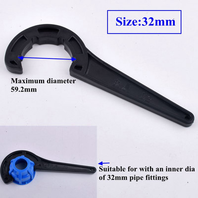 1/2 "-2" apa menet 20-63 mm-es PE gyorscsatlakozóhoz Mezőgazdaság Öntözés Öntözőrendszer Vízcső csatlakozás Kerti csőszerelvények