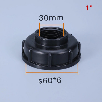 PVC cső öntözőszerelvények S60*6 Durva menet 1/2" 3/4" 1" víztartály csőcsatlakozó akvárium illesztőszerszámhoz