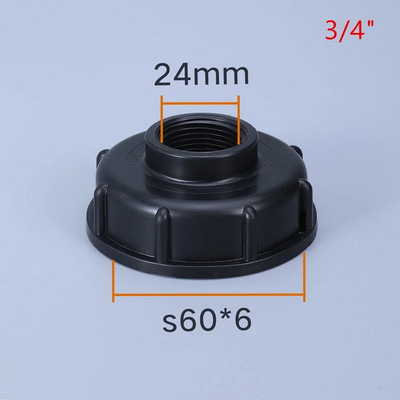 PVC cső öntözőszerelvények S60*6 Durva menet 1/2" 3/4" 1" víztartály csőcsatlakozó akvárium illesztőszerszámhoz
