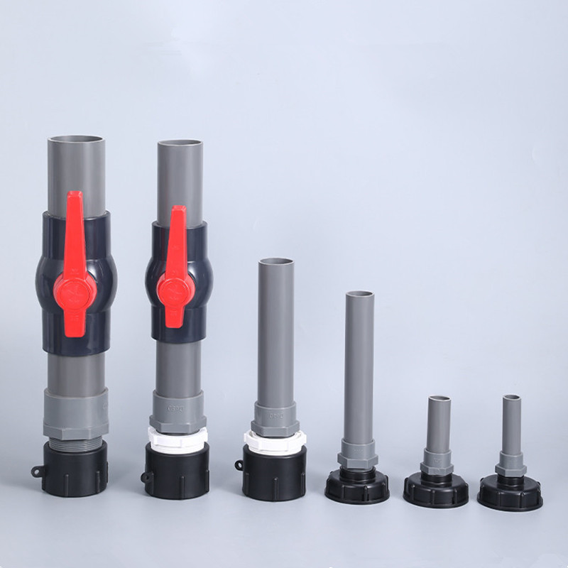 Badu.bg Фитинги за поливане на PVC тръби S60*6 Груба резба до 1/2" 3/4 ...