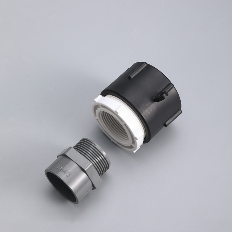Фитинги за поливане на PVC тръби S60*6 Груба резба до 1/2" 3/4" 1" Съединител за тръба за резервоар за вода Инструмент за свързване на аквариум