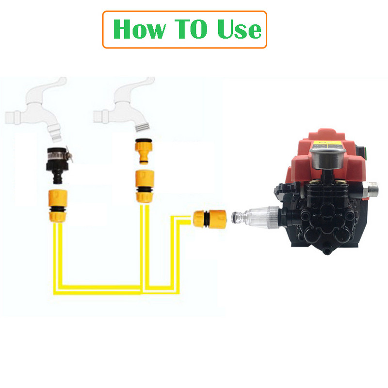 1 бр. 3/4" градински водни бързи конектори Машина за пепеляване на автомобили Универсална нипелна филтърна помпа Почистваща машина Аксесоари