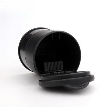 Τασάκι αυτοκινήτου LED Θήκη ποτηροθήκης δίσκου στάχτης καπνίσματος με καπάκι Δοχείο αποθήκευσης σκουπιδιών Τασάκι πούρων Universal Αξεσουάρ τσιγάρων αυτοκινήτου