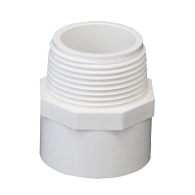 2 ΤΕΜ Γκρι Λευκό Μπλε 1/2" 3/4" 1" 1,5" Σύνδεσμος σπειρώματος 20/25/32/40/50 mm Προσαρμογέας σωλήνα νερού PVC Εξαρτήματα σωλήνων άρδευσης κήπου