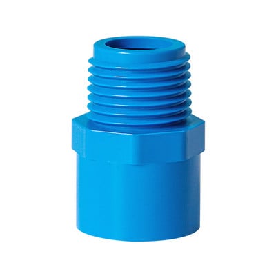 2 ΤΕΜ Γκρι Λευκό Μπλε 1/2" 3/4" 1" 1,5" Σύνδεσμος σπειρώματος 20/25/32/40/50 mm Προσαρμογέας σωλήνα νερού PVC Εξαρτήματα σωλήνων άρδευσης κήπου