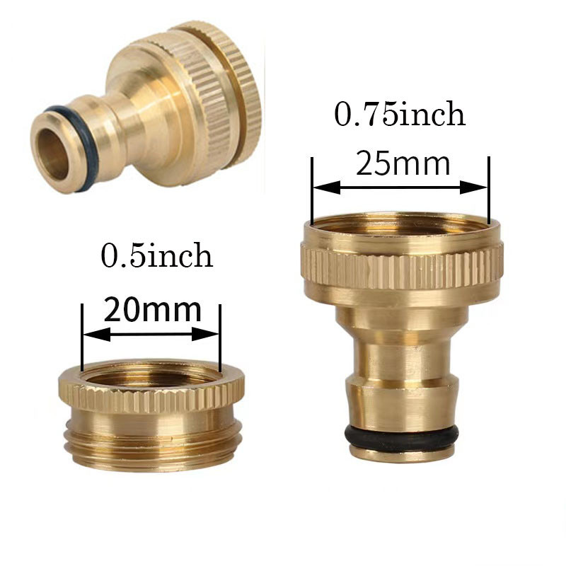 1PC 1/2`` конектор за градински маркуч Адаптер за кран Бързо свързване Накрайник за маркуч Накрайник за пръскане на градински маркуч Воден пистолет