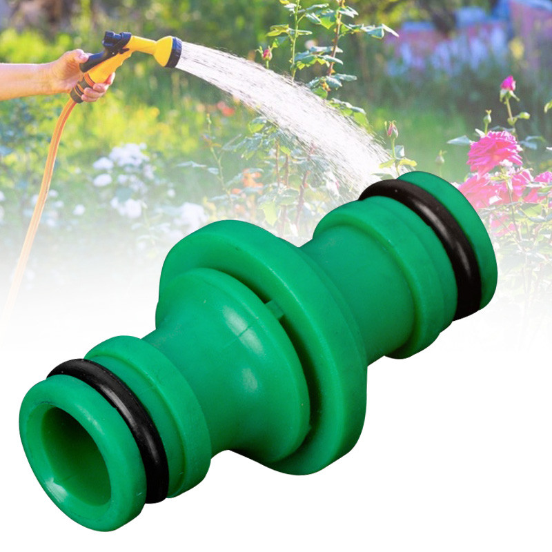1 бр. Съединител за маркуч 2-посочен кран Градински конектор Адаптер Съединител Адаптер за кран за водопроводна система Градинска система за поливане Конектор за градински маркуч